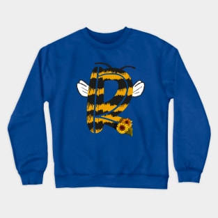 Bee Letter - R Crewneck Sweatshirt